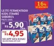 Assaí Atacadista Itambe - leite fermentado kids sabores oferta