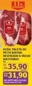 Assaí Atacadista Masterboi - acém, paleta ou peito bovino resfriado a vacuo oferta