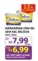 Assaí Atacadista Delícia - margarina com ou sem sal oferta