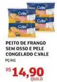 Assaí Atacadista C-vale - peito de frango sem osso e pele congelado oferta