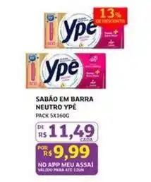 Assaí Atacadista Ypê - sabao em barra neutro oferta