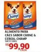 Assaí Atacadista Champ - alimento para caes sabor carne & cereal oferta