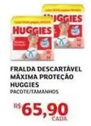 Assaí Atacadista Huggies - fralda descartável máxima proteção oferta