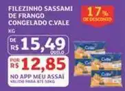 Assaí Atacadista Filezinho - sassami de frango congelado oferta