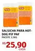 Assaí Atacadista Pif paf - salsicha para hot- dog oferta