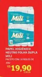 Assaí Atacadista Mili - papel higienico neutro folha dupla oferta
