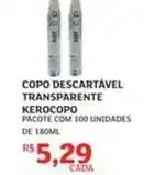 Assaí Atacadista Kerocopo - copo descartável transparente oferta
