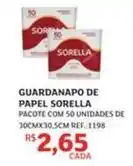 Assaí Atacadista Sorella - guardanapo de papel oferta