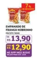 Assaí Atacadista Nobre - empanado de frango oferta