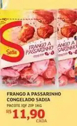 Assaí Atacadista Sadia - frango a passarinho congelado oferta