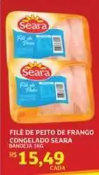 Assaí Atacadista Seara - filé de peito de frango congelado oferta