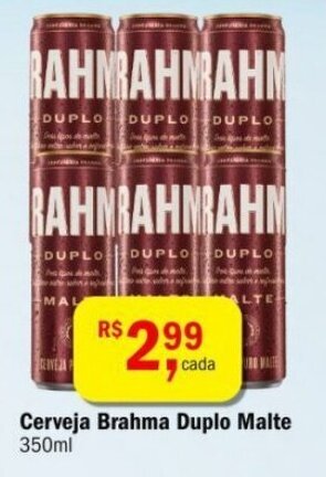 Ultrabox Cerveja Brahma Duplo Malte Lata 350ml oferta