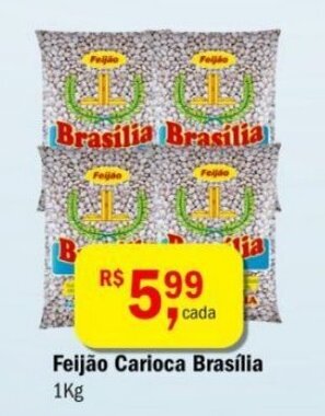 Ultrabox Feijao Carioca Brasilia 1kg oferta