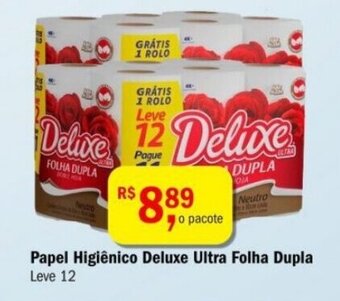 Ultrabox Papel Higiénico Deluxe Ultra Folha Dupla Leve 12 oferta
