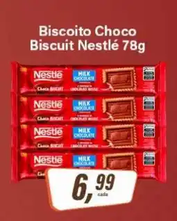 Rede Supermarket Biscoito Choco Biscuit Nestlé 78g oferta