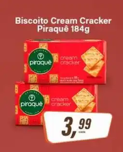 Rede Supermarket Biscoito Cream Cracker Piraquê 184g oferta