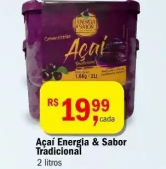 Acai Energia & Sabor Tradicional 2L
