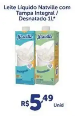 Atakarejo Leite Líquido Natville com Tampa Integral / Desnatado 1L oferta