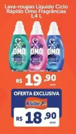 Atakarejo Lava-roupas Líquido Ciclo Rápido Omo Fragrâncias oferta