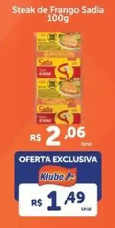 Atakarejo Steak de Frango Sadia oferta