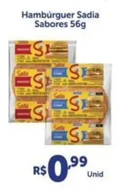 Atakarejo Hambúrguer Sadia Sabores 56g oferta