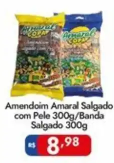 Supermercados Rondon Amendoim amaral salgado com pele oferta
