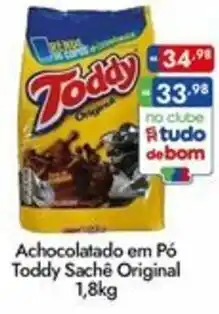 Supermercados Rondon Achocolatado em Pó Toddy Sachê Original oferta
