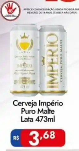 Supermercados Rondon Cerveja Império Puro Malte oferta