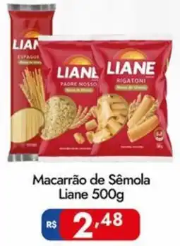 Supermercados Rondon Macarrão de Sêmola Liane oferta