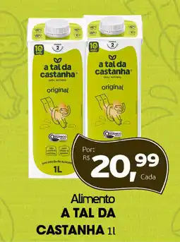 Cometa Supermercados alimento a tal da castanha oferta