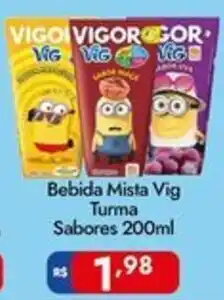 Supermercados Rondon Bebida Mista Vig Turma Sabores oferta