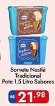 Supermercados Rondon Sorvete Nestlé Tradicional oferta