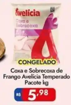 Supermercados Rondon Coxa e sobrecoxa de frango avelicia temperado oferta