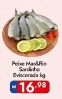 Supermercados Rondon Peixe Mar&Rio Sardinha Eviscerada kg oferta