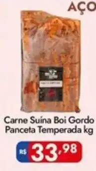 Supermercados Rondon Carne Suína Boi Gordo Panceta Temperada oferta