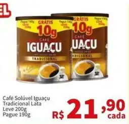 Macromix Atacado Café Solúvel Iguacu Tradicional oferta