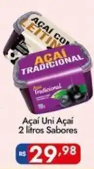 Supermercados Rondon Açaí Uni Açaí oferta
