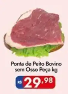 Supermercados Rondon Ponta de Peito Bovino sem Osso Peça kg oferta