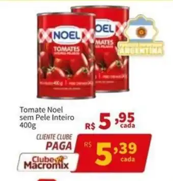 Macromix Atacado Tomate noel sem pele inteiro oferta