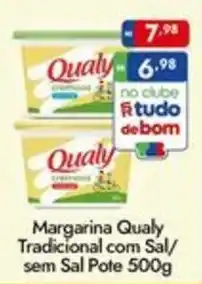 Supermercados Rondon Margarina Qualy Tradicional com Sal/ sem Sal Pote oferta