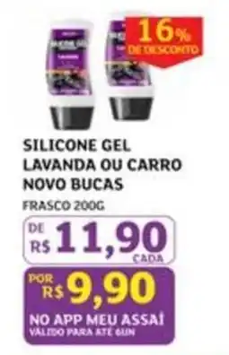 Assaí Atacadista Silicone gel lavanda ou carro novo bucas oferta