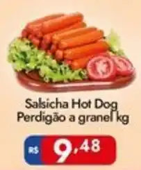 Supermercados Rondon Salsicha Hot Dog Perdigão a granel kg oferta