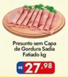 Supermercados Rondon Presunto sem Capa de Gordura Sadia Fatiado oferta