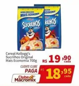 Macromix Atacado Cereal Kellogg's Sucrilhos Original Mais Economia oferta