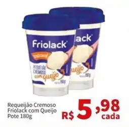 Macromix Atacado Requeijão cremoso friolack com queijo oferta