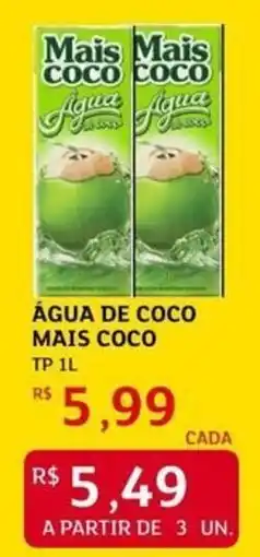 Assaí Atacadista Água de coco mais coco oferta