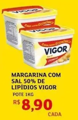 Assaí Atacadista Margarina com sal 50% de lipídios vigor oferta