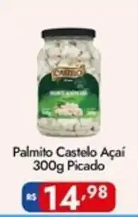 Supermercados Rondon Palmito castelo açaí picado oferta