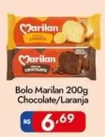 Supermercados Rondon Bolo marilan chocolate/laranja oferta