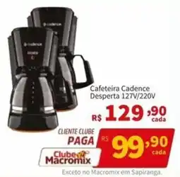 Macromix Atacado Cafeteira Cadence Desperta 127v/220v oferta